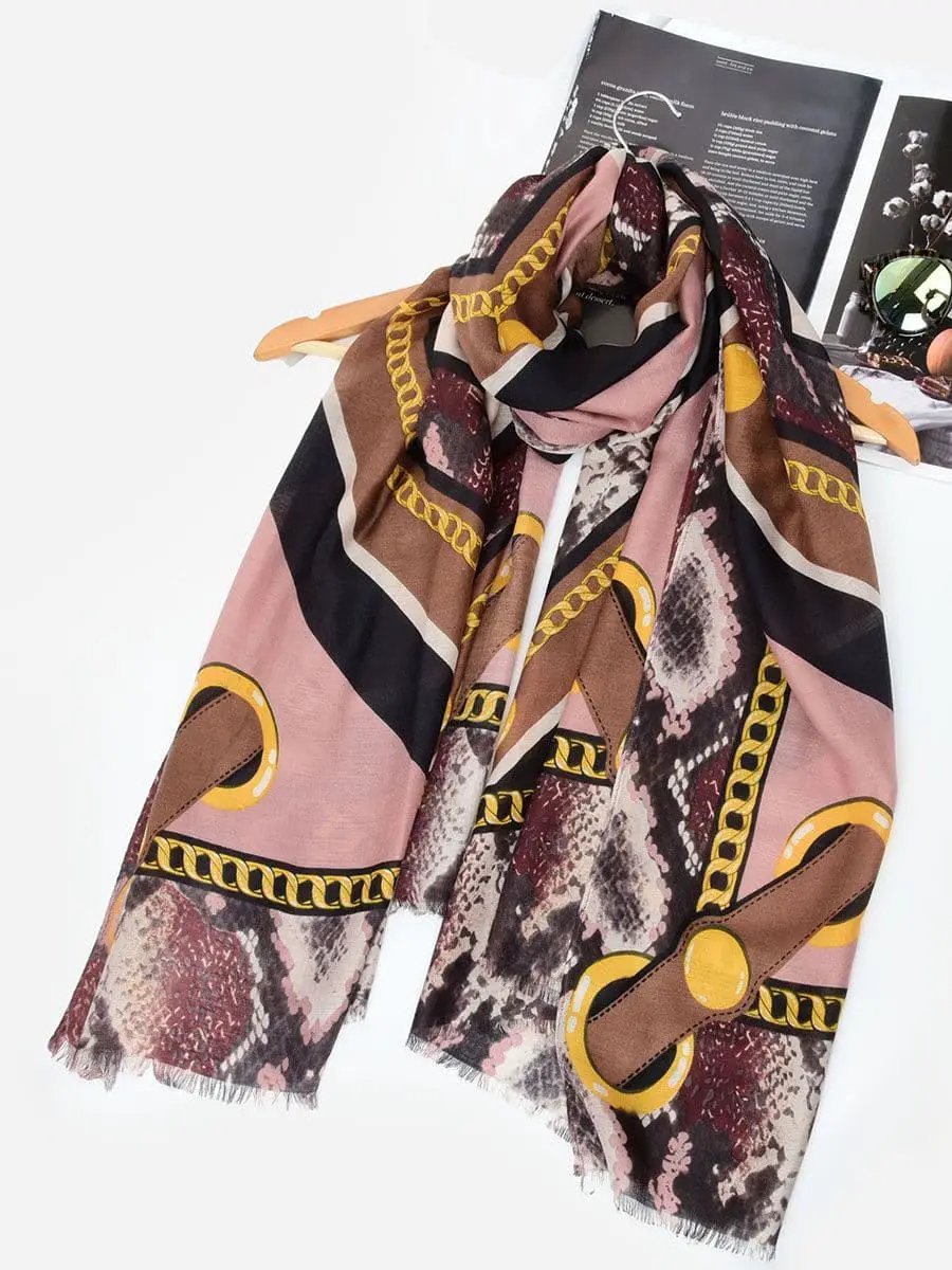 Pink Ladies Winter Large Shawl Wraps by Clarissas Boutique