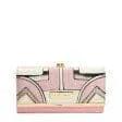 PinK Long Wallet With Colour Collision Splicing Design by Clarissas Boutique