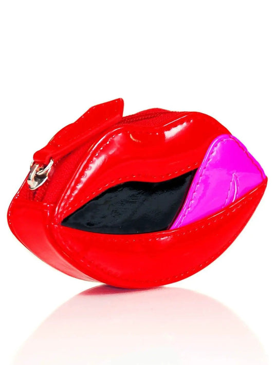 Red Lip Purse by Clarissas Boutique