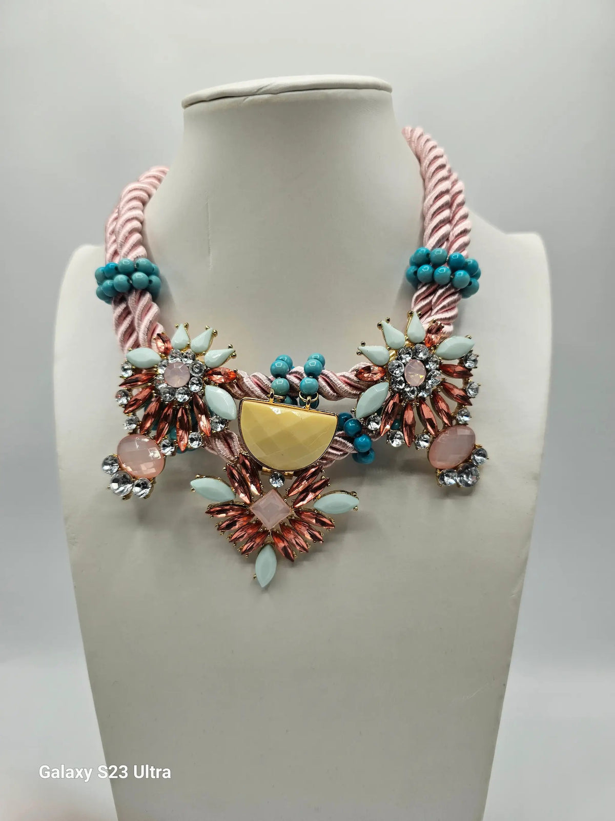 Radiant Elegance Statement Necklace by Clarissas Boutique London