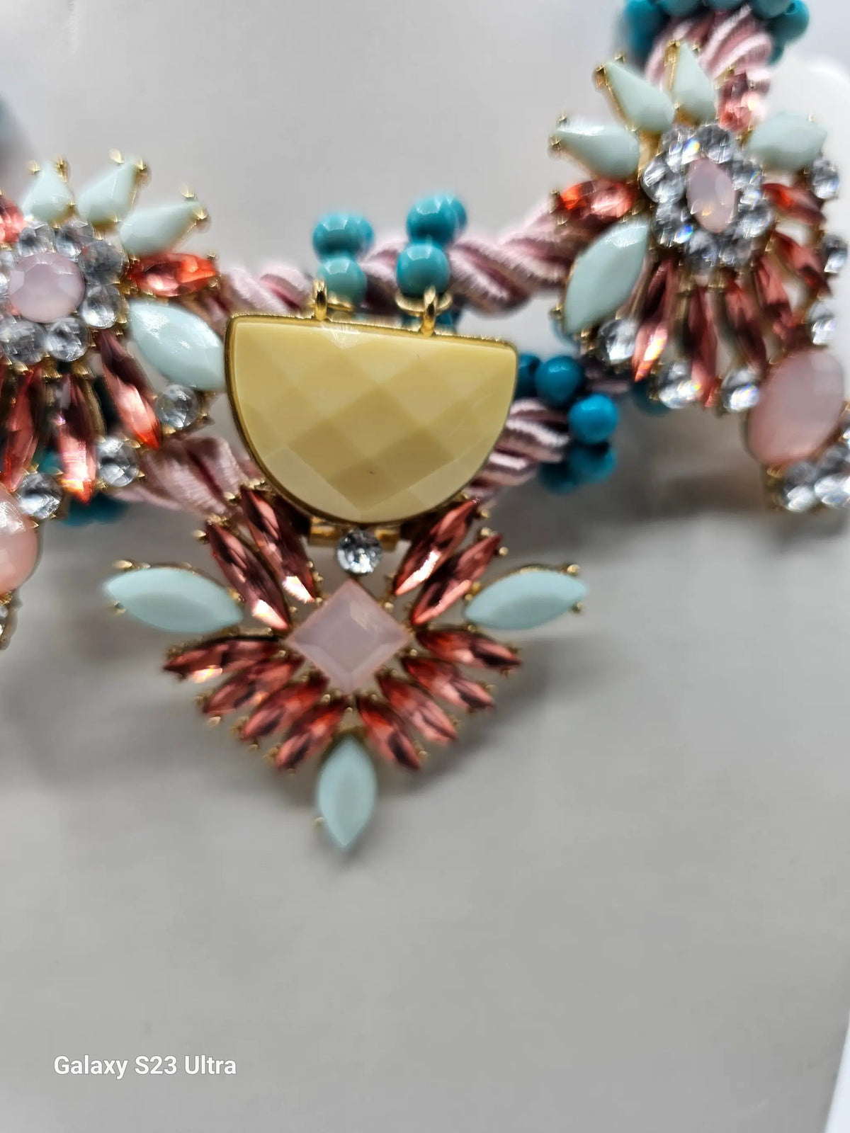 Radiant Elegance Statement Necklace by Clarissas Boutique London