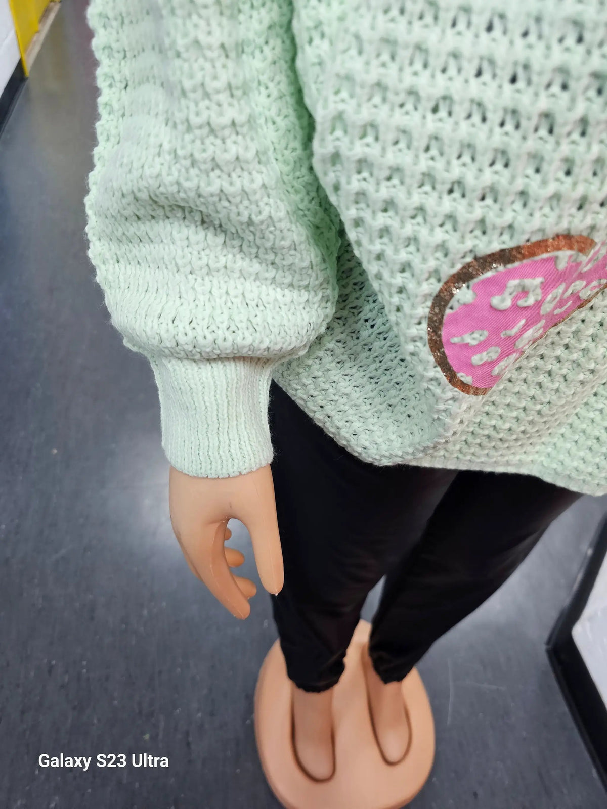 Cosy Chic Mint Green Jumper by Clarissas Boutique London