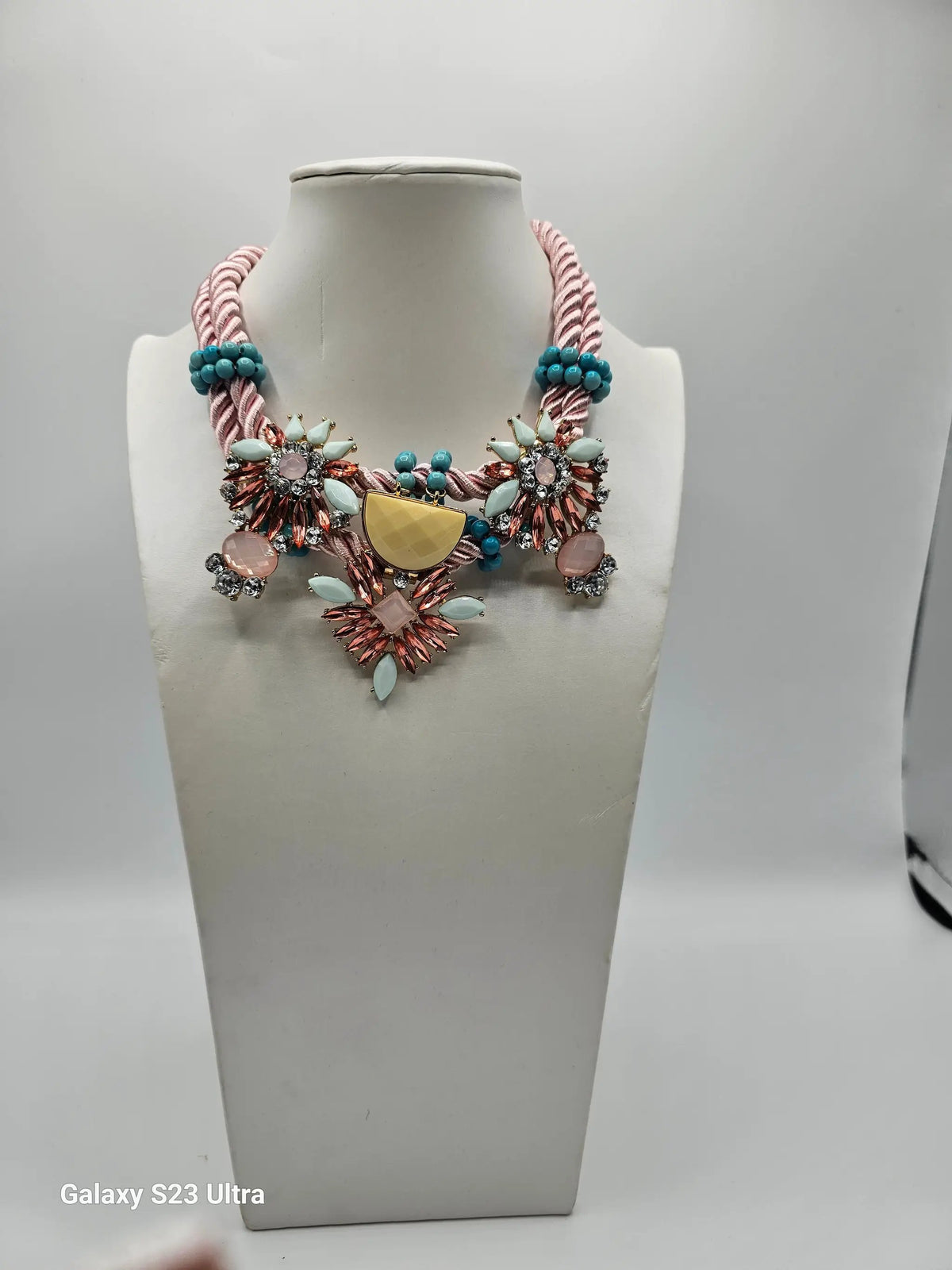 Radiant Elegance Statement Necklace by Clarissas Boutique London