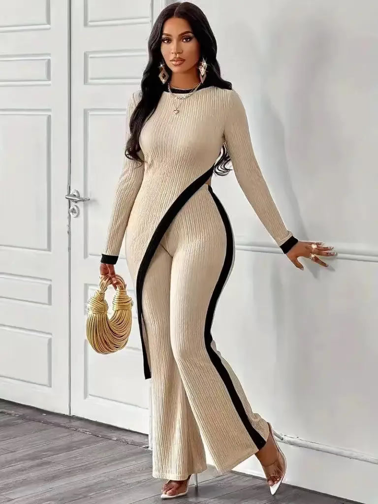 Sleek & Chic Ribbed Loungewear by Clarissas Boutique