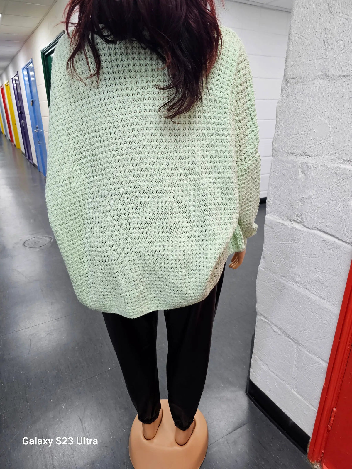 Cosy Chic Mint Green Jumper by Clarissas Boutique London