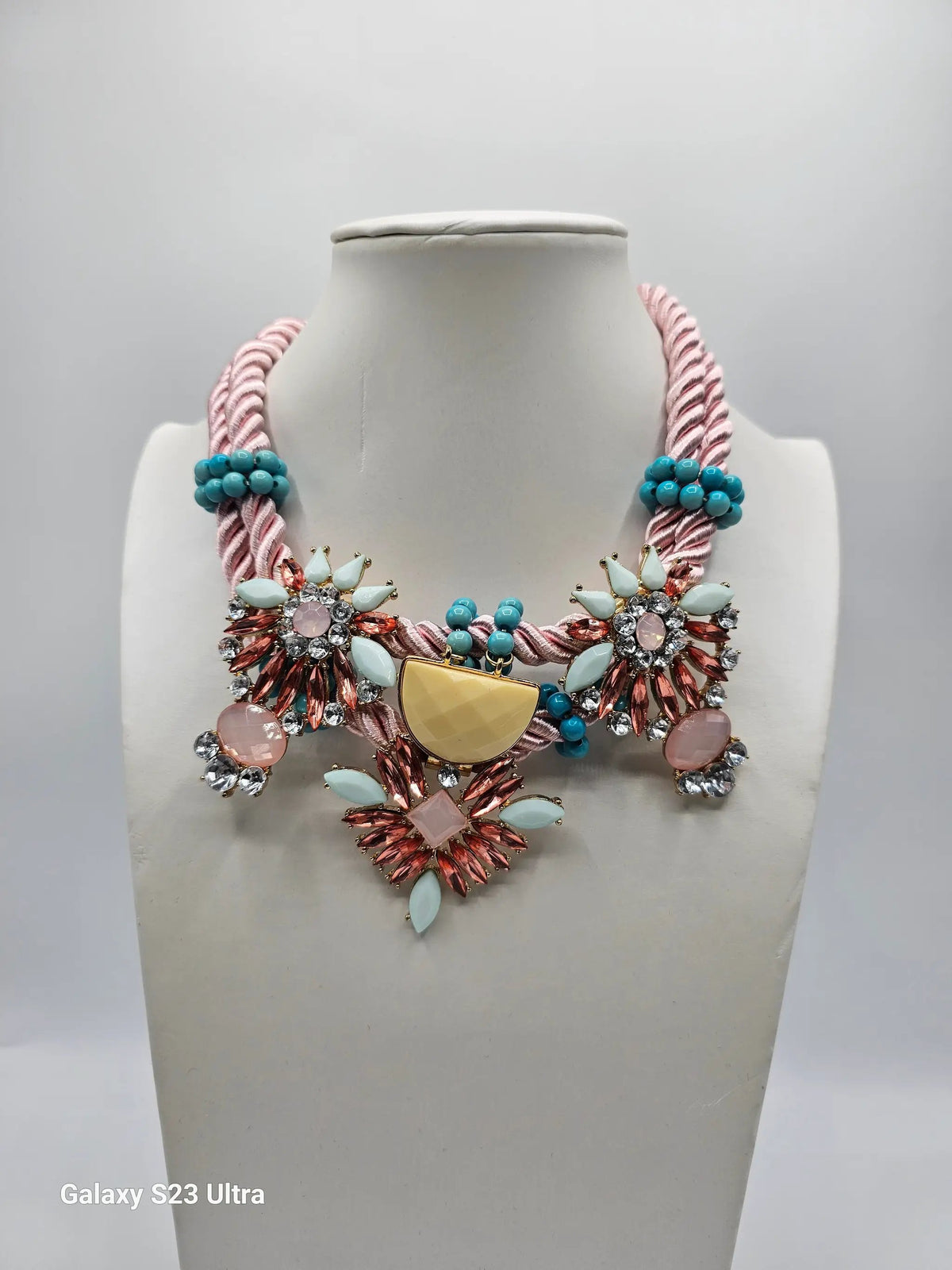 Radiant Elegance Statement Necklace by Clarissas Boutique London