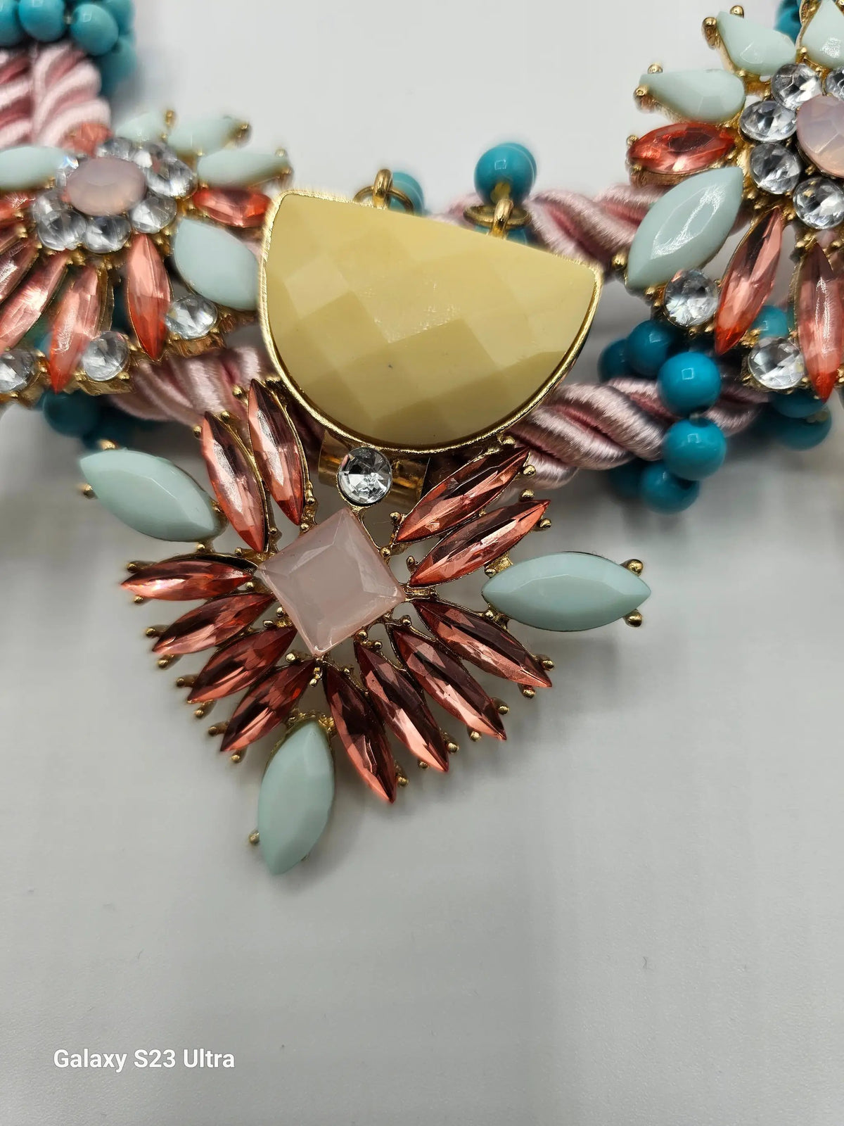 Radiant Elegance Statement Necklace by Clarissas Boutique London