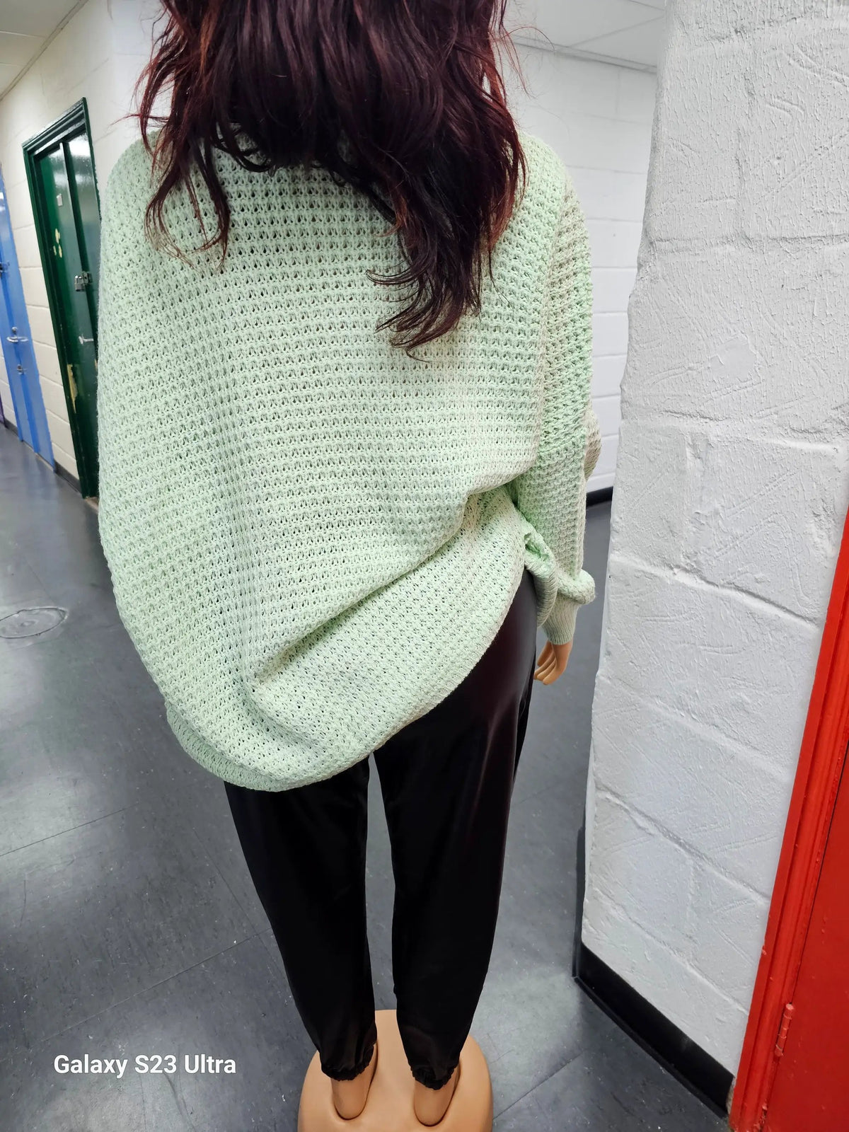 Cosy Chic Mint Green Jumper by Clarissas Boutique London