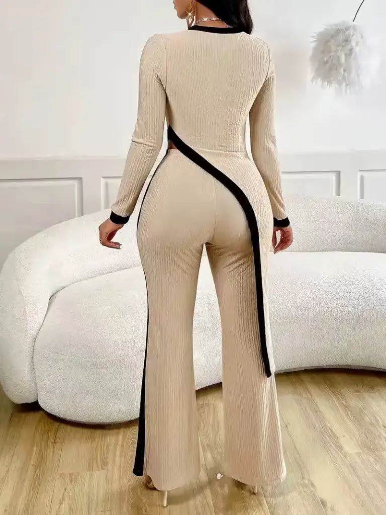Sleek & Chic Ribbed Loungewear by Clarissas Boutique