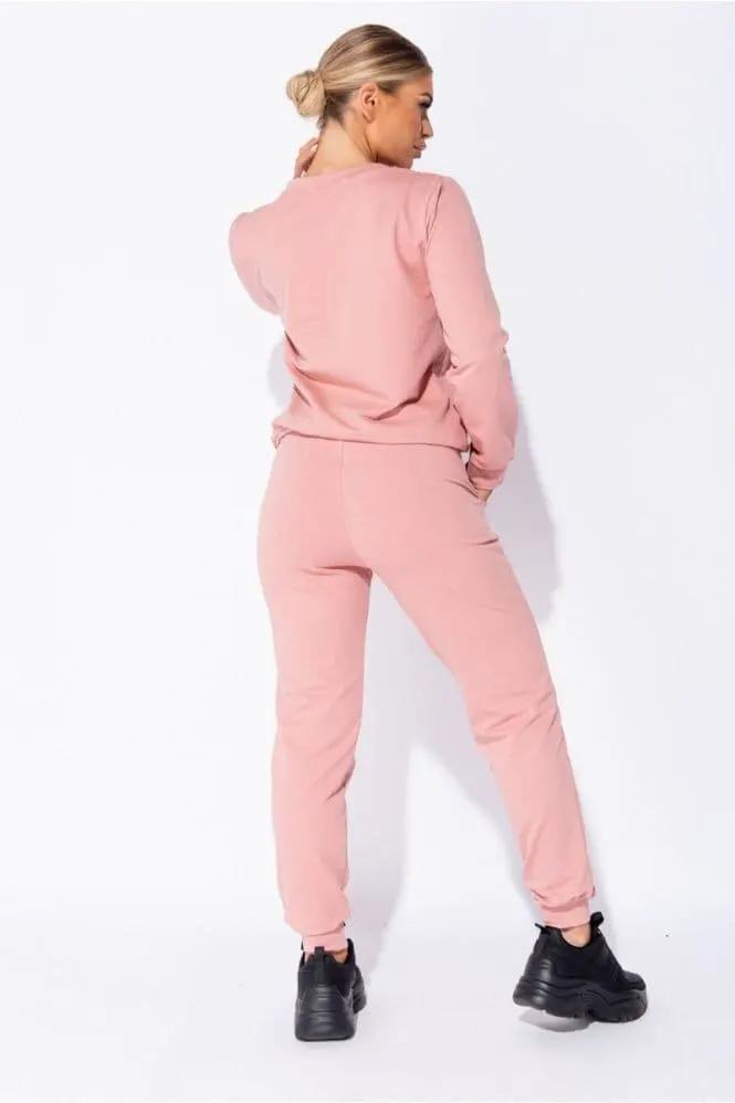Rose Ye Saint West Jumper & Jogger Loungewear Set by Clarissas Boutique London