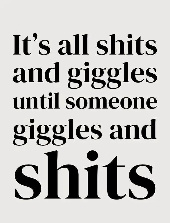 S****s & Giggles Fridge Magnet-9CM by Clarissas Boutique