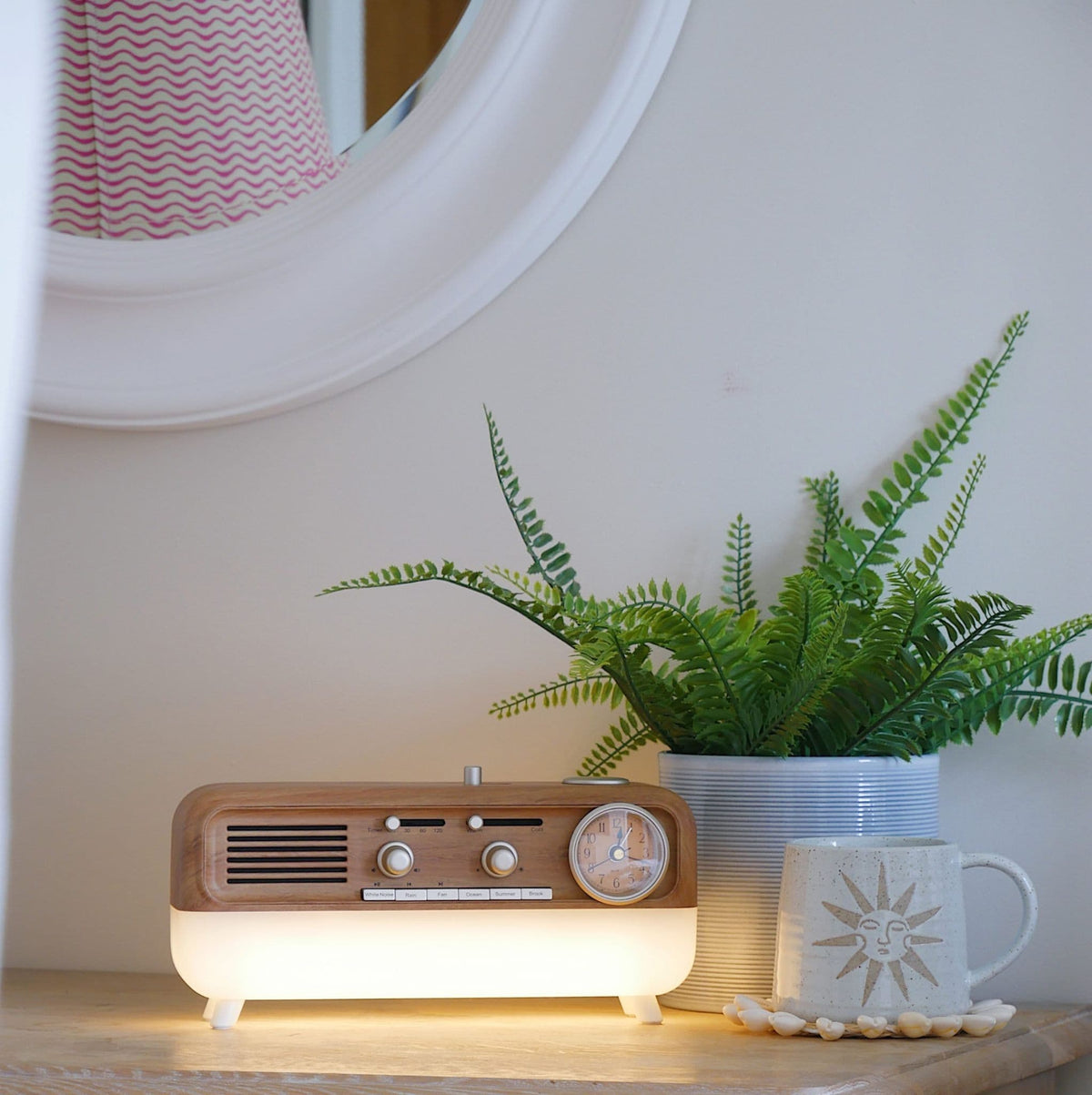 Steepletone Calm Alarm Clock- Speaker And Bedside Light by Steepletone