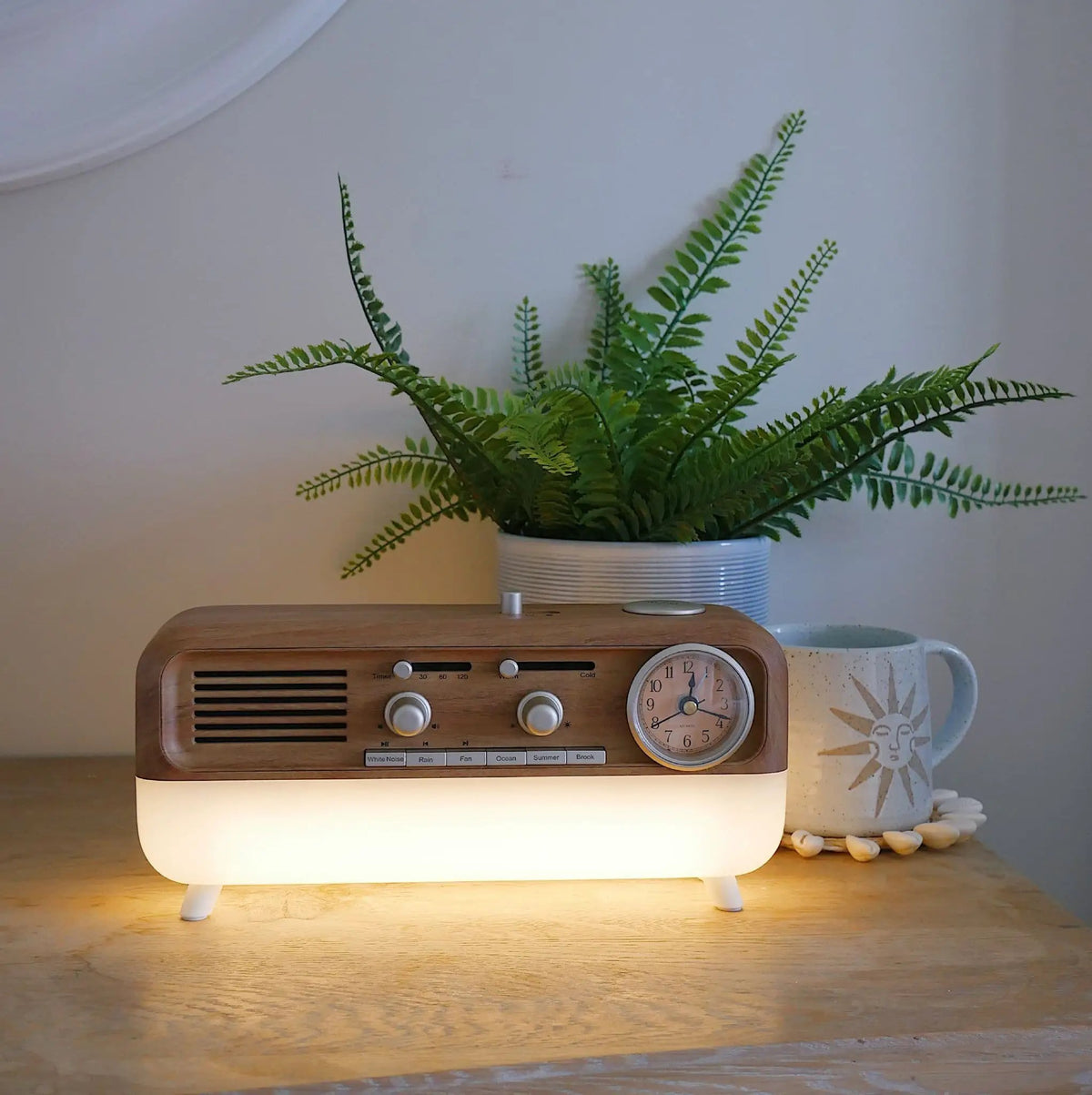 Steepletone Calm Alarm Clock- Speaker And Bedside Light by Steepletone