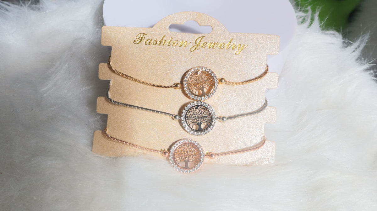 Tree Of Life Adjustable Bracelet 3PCS by Clarissas Boutique