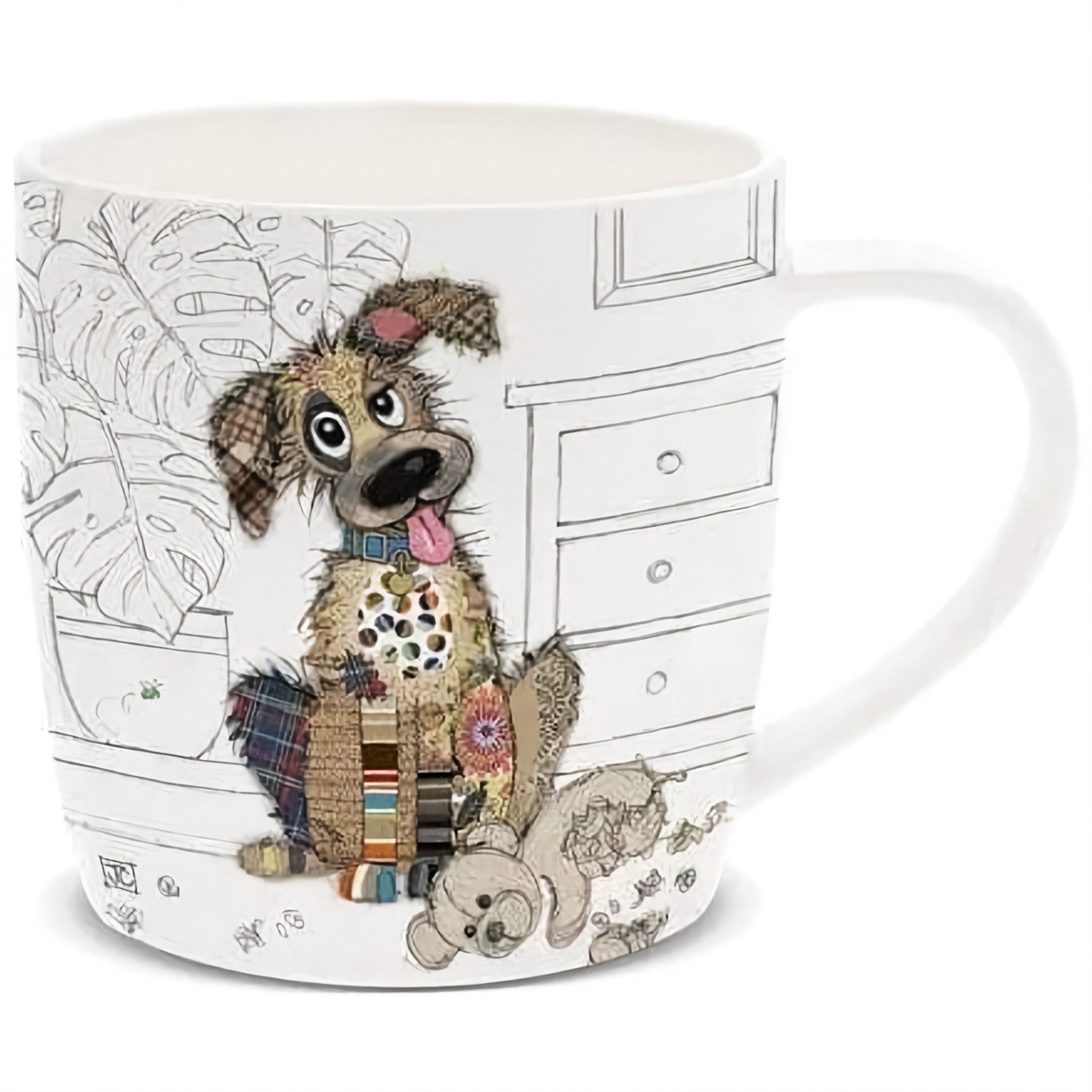Bug Art Murphy Mutt Mug by Clarissas Boutique