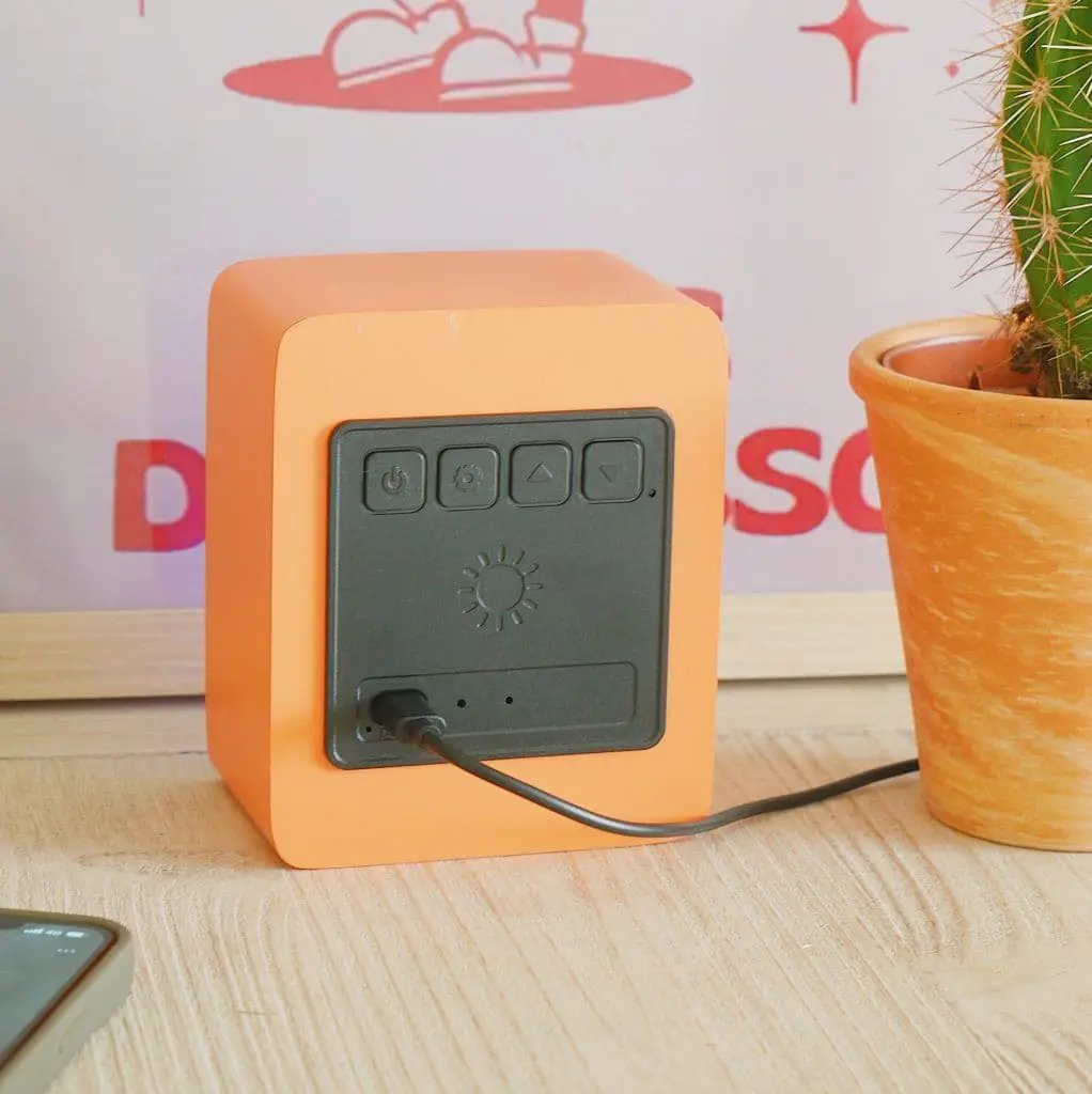Yellow And Green Rise & Play Bluetooth Speaker & Alarm Clock by Steepletone